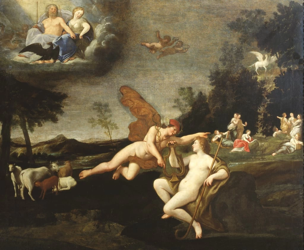 Giove invia Mercurio ad Apollo - Galleria Corsini, Roma